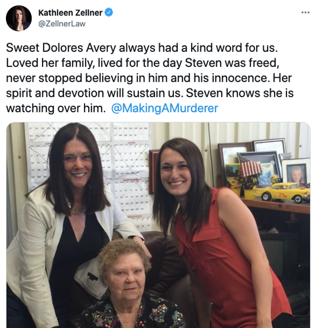 Dolores Avery death: Mother of Making a Murderer subject Steven Avery ...